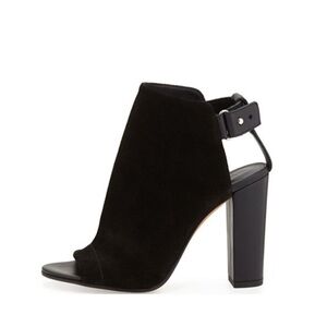 Vince peep toe black heeled sandal